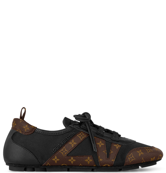  Giày Nữ Louis Vuitton LV Sneakerina 'Black Brown' 