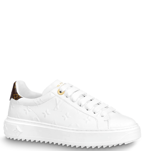  Giày Nữ Louis Vuitton Time Out Trainers 'White' 
