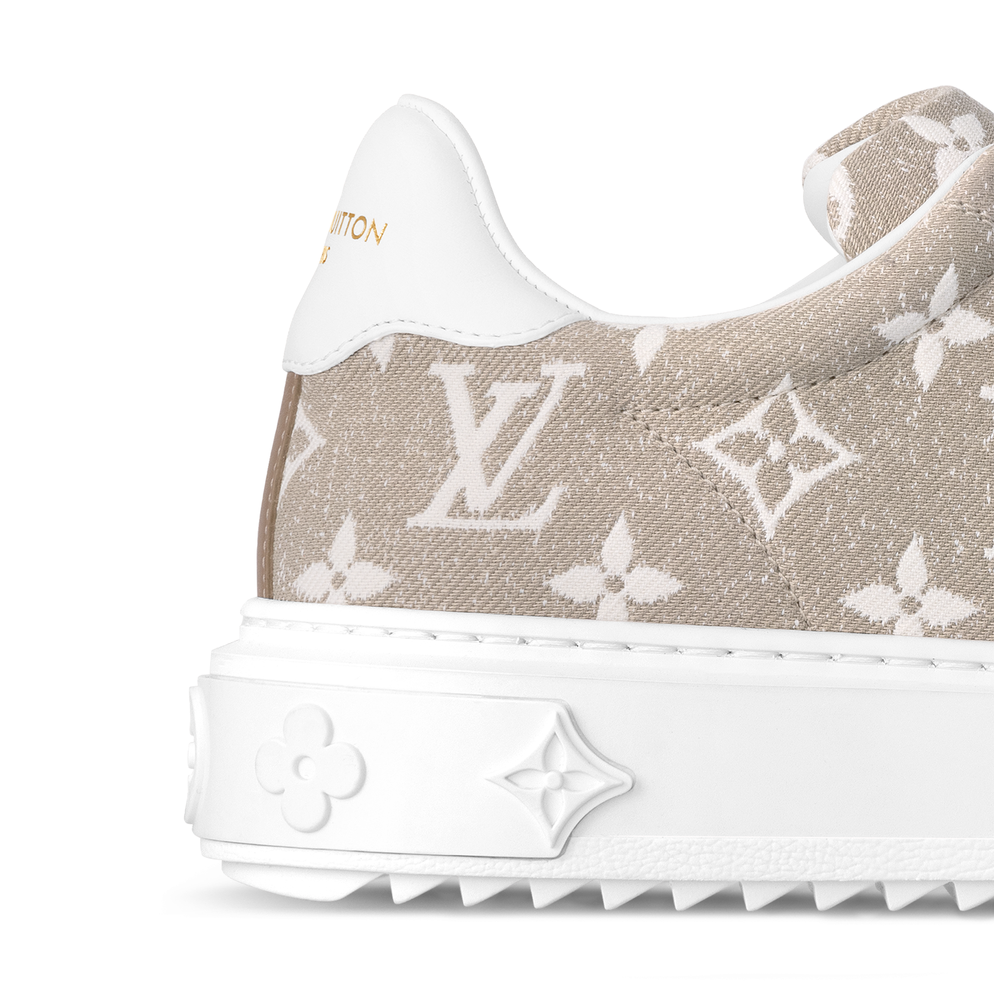  Giày Nữ Louis Vuitton Time Out Trainers 'Beige' 