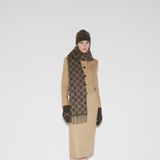  Khăn Gucci GG Cashmere Shawl 'Beige' 
