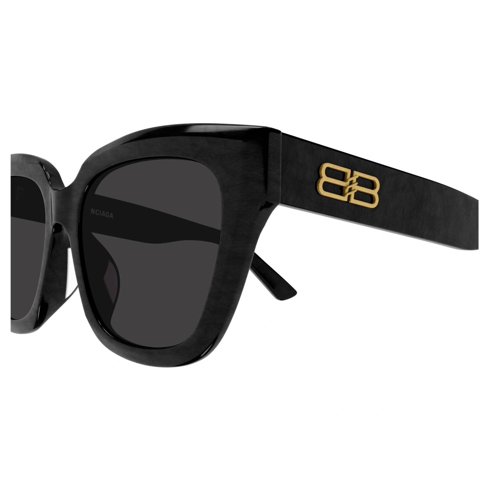 Mono Rectangle Sunglasses in Black Balenciaga NL #35 Mono Rectangle Sunglasses in Black Balenciaga NL