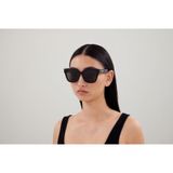  Kính Balenciaga Square Sunglasses 'Black' 
