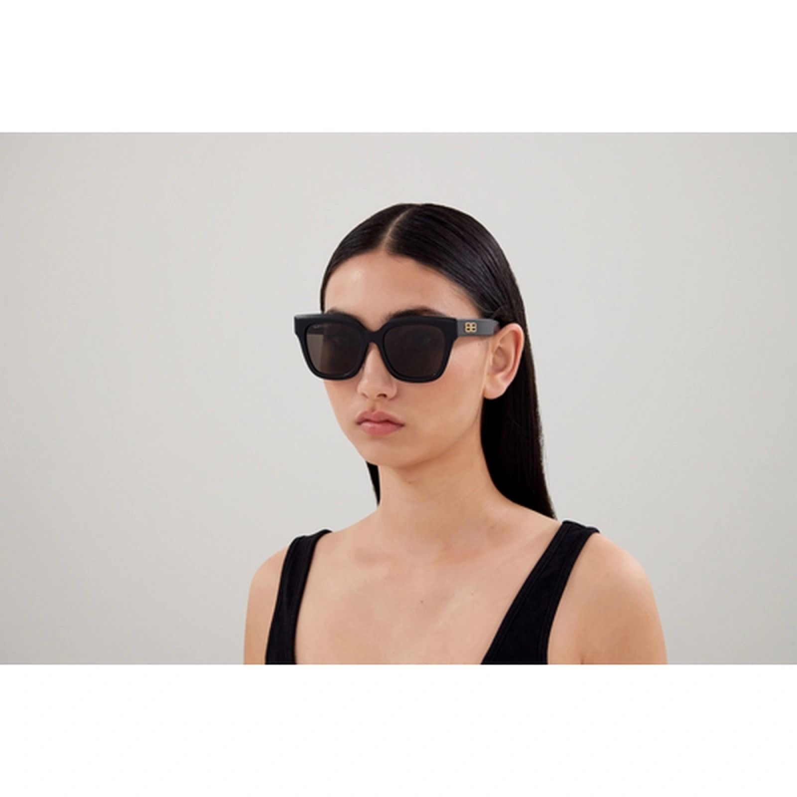 Balenciaga  Cut Square Sunglasses  Black  Sunglasses  Balenciaga Eyewear   Avvenice
