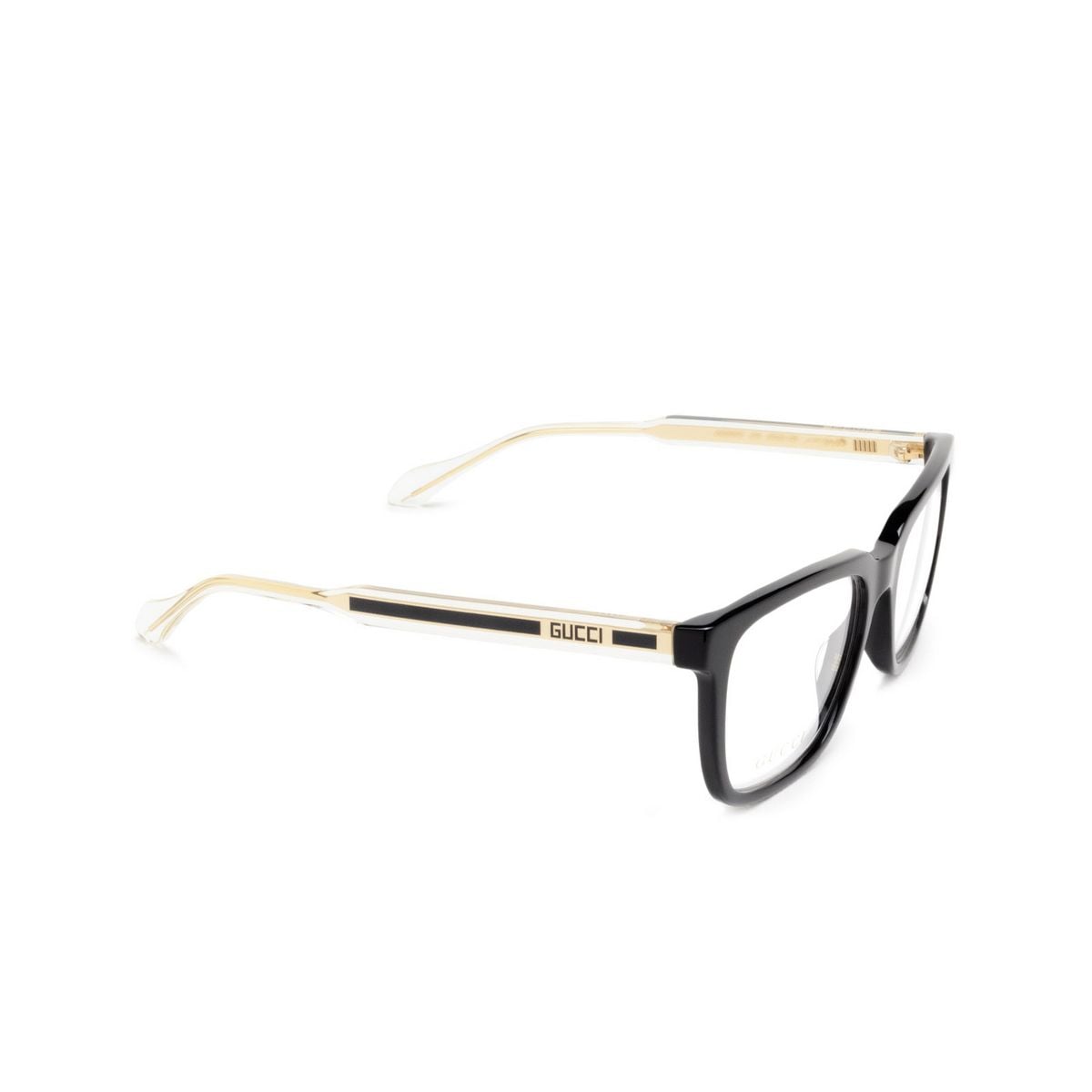  Kính Nam Gucci Crystal Transparent 'Black' 