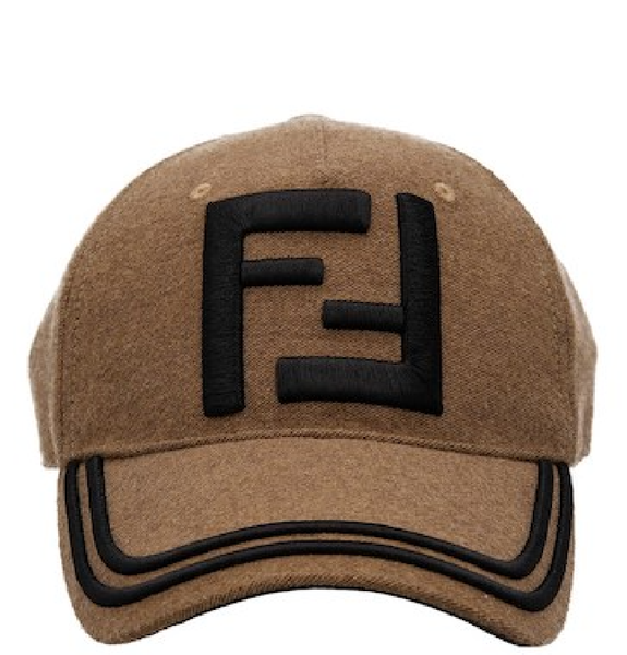  Mũ Nam Fendi Fabric Baseball Cap 'Brown' 