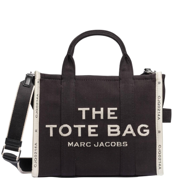  Túi Marc Jacobs Jacquard Small Tote Bag 'Black' 