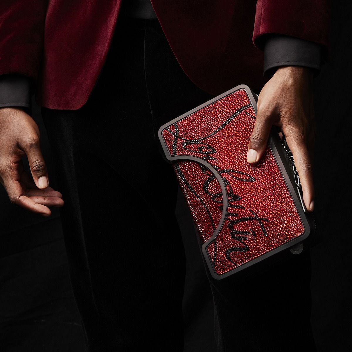  Túi Nam Christian Louboutin Adolon 'Black' 