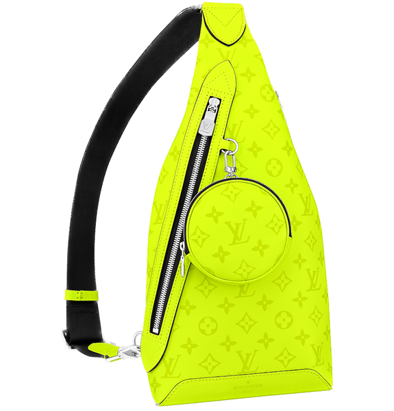 Túi Nam Louis Vuitton Duo Sling Bag 'Neon Yellow' 