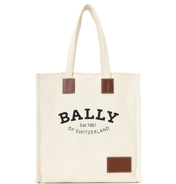  Túi Nữ Bally Common Shoulder Bag 'Ivory' 