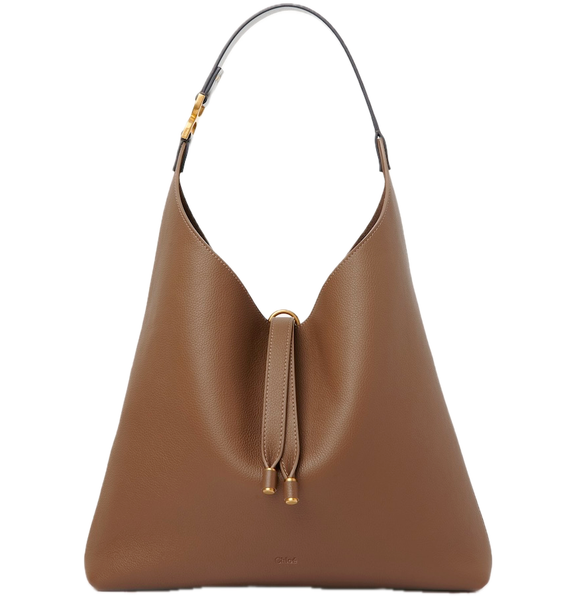  Túi Nữ Chloe Marcie Hobo Bag 'Dark Nut' 