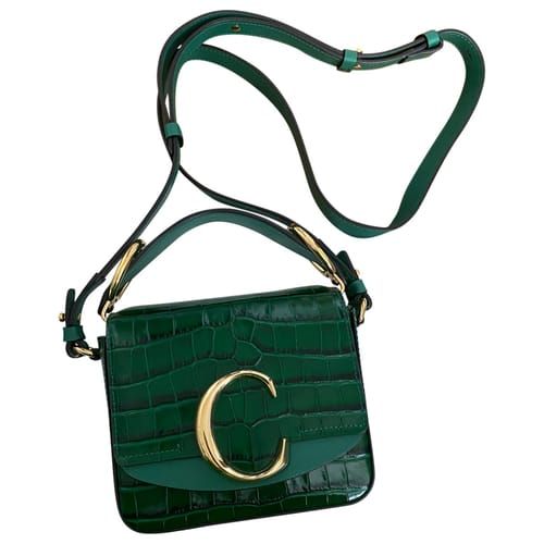  Túi Nữ Chloe Mini C Woodsy 'Green' 