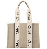  Túi Nữ Chloe Woody Tote Bag 'Musk Grey' 