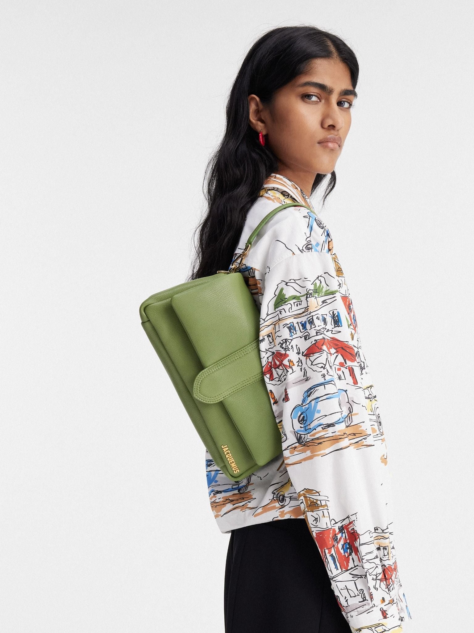  Túi Nữ Jacquemus The Bambimou 'Green' 