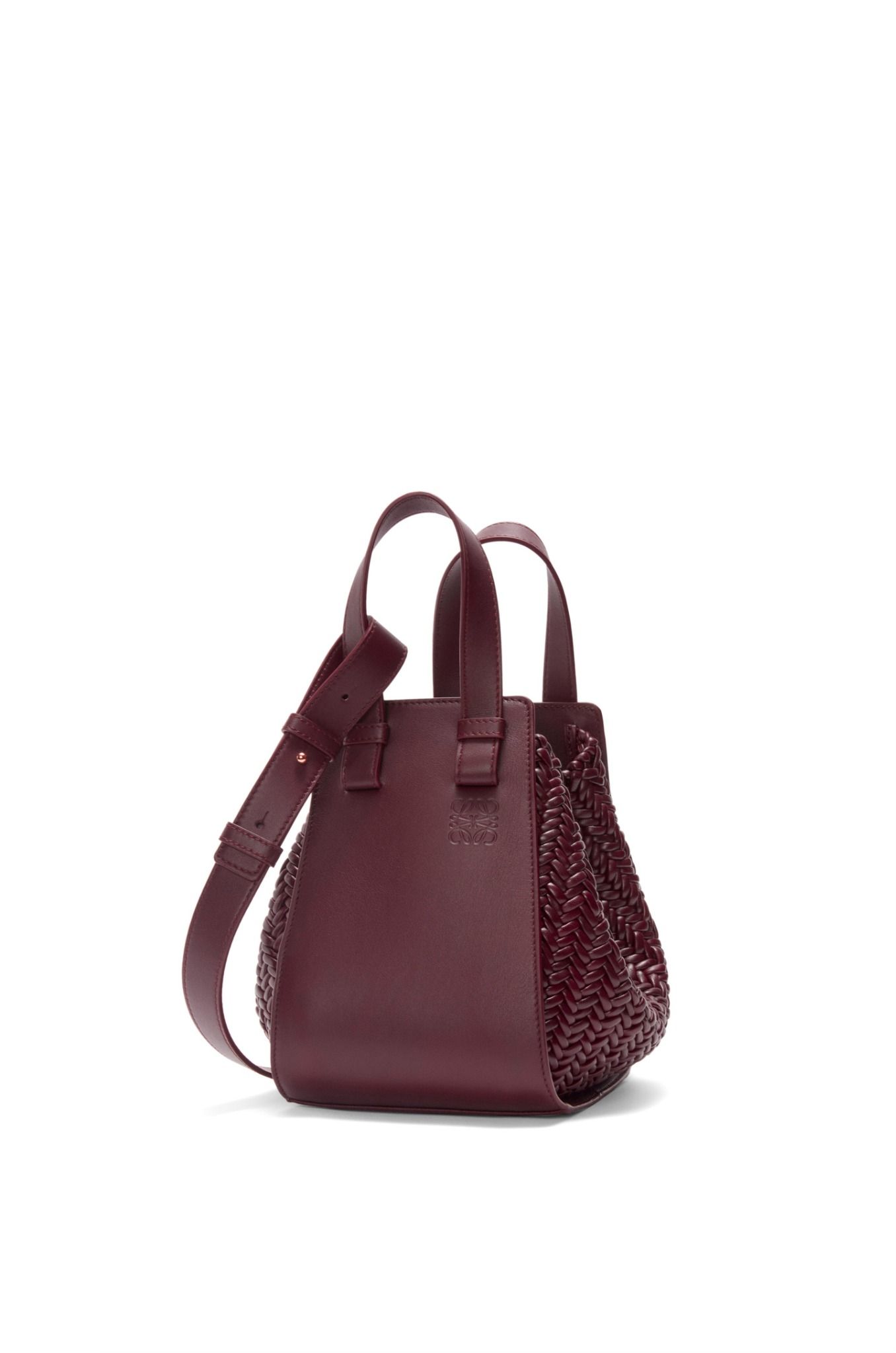  Túi Nữ Loewe Compact Hammock Bag 'Burgundy' 