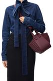  Túi Nữ Loewe Compact Hammock Bag 'Burgundy' 