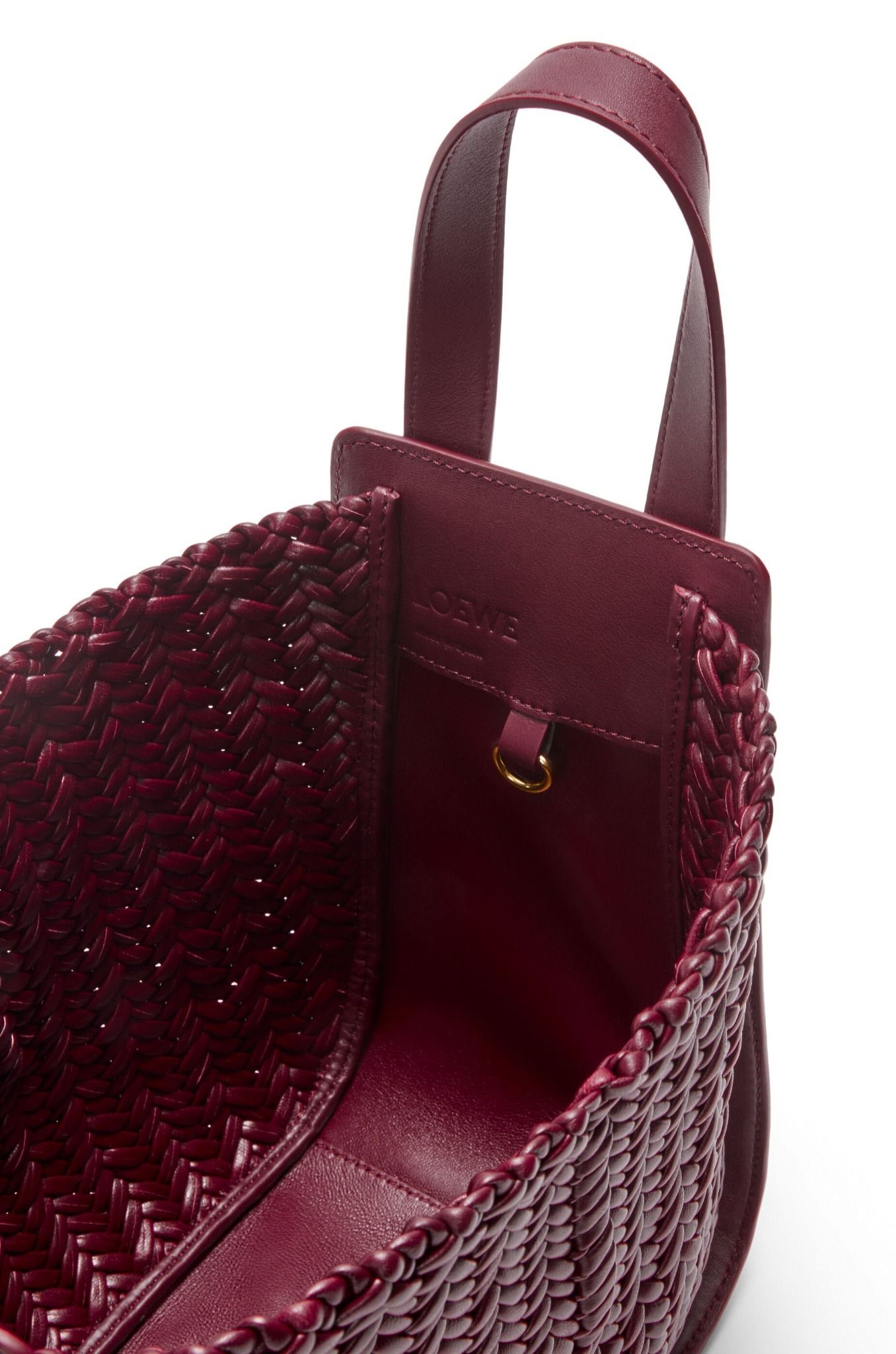  Túi Nữ Loewe Compact Hammock Bag 'Burgundy' 