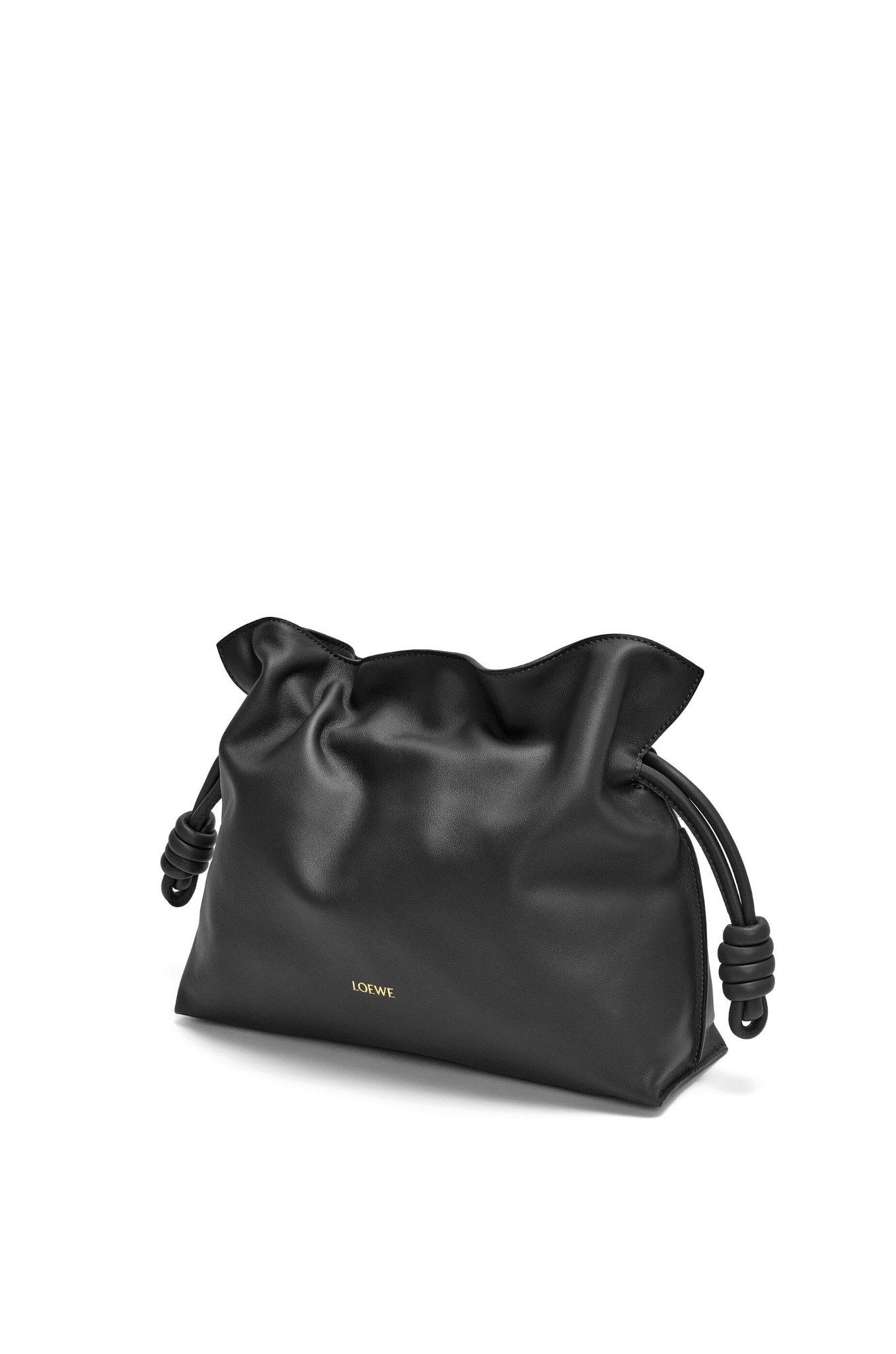  Túi Nữ Loewe Medium Flamenco Clutch 'Black' 