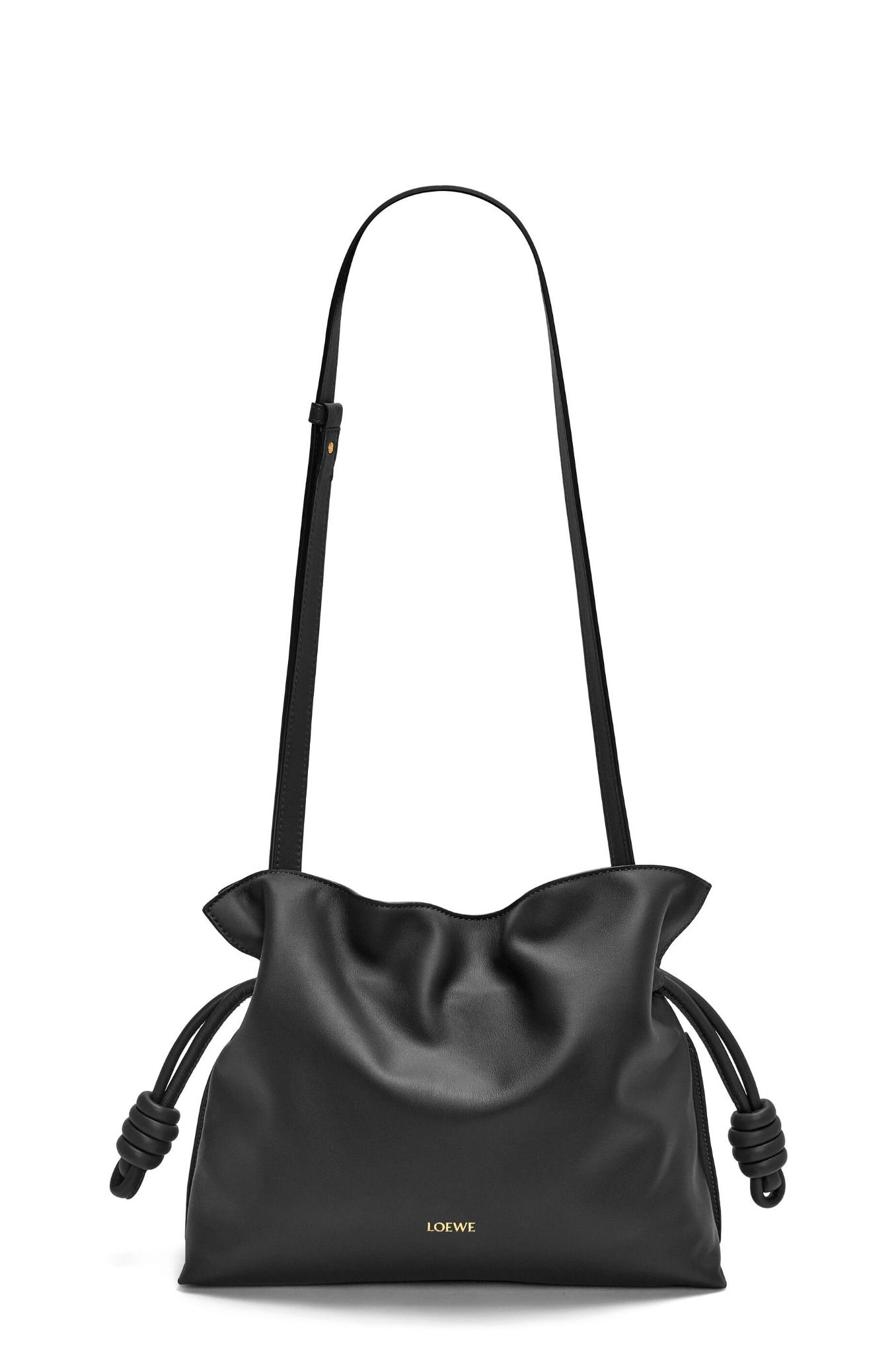  Túi Nữ Loewe Medium Flamenco Clutch 'Black' 