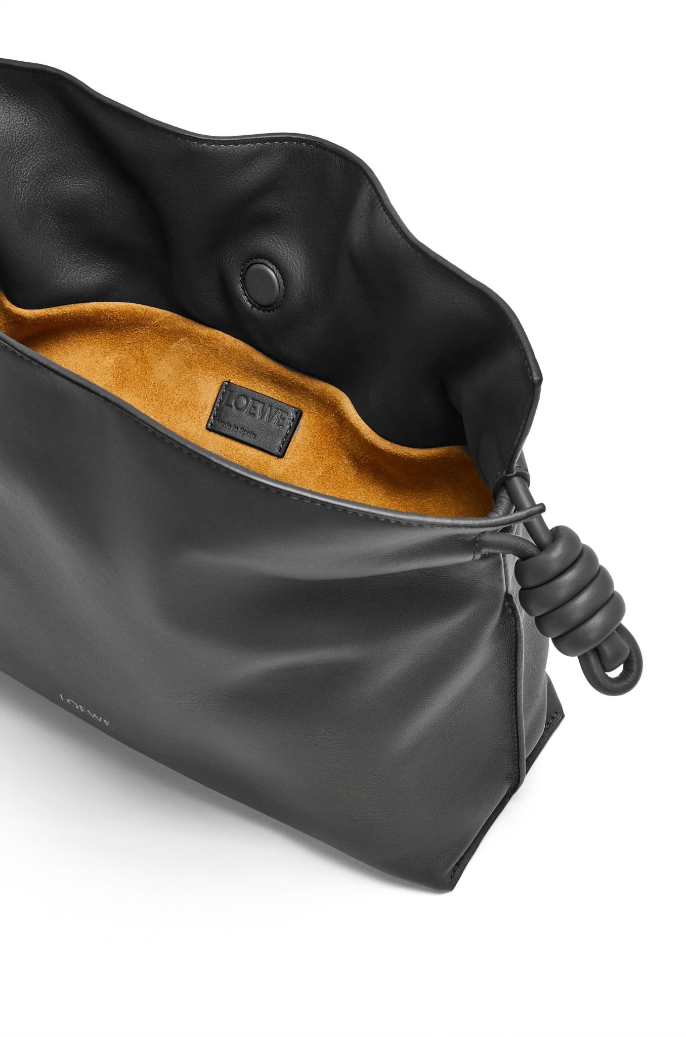  Túi Nữ Loewe Medium Flamenco Clutch 'Black' 