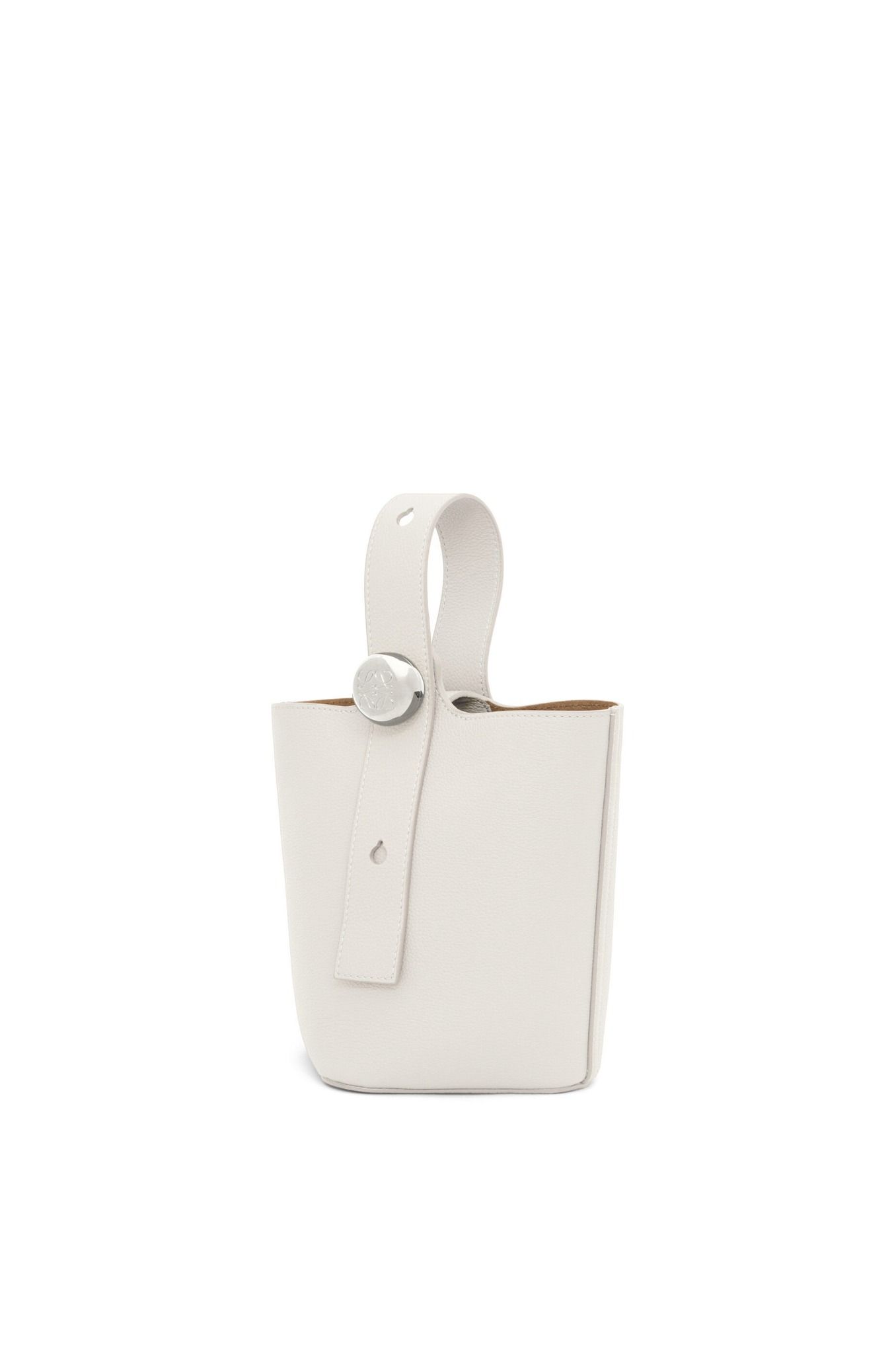  Túi Nữ Loewe Mini Pebble Bucket Bag 'White' 