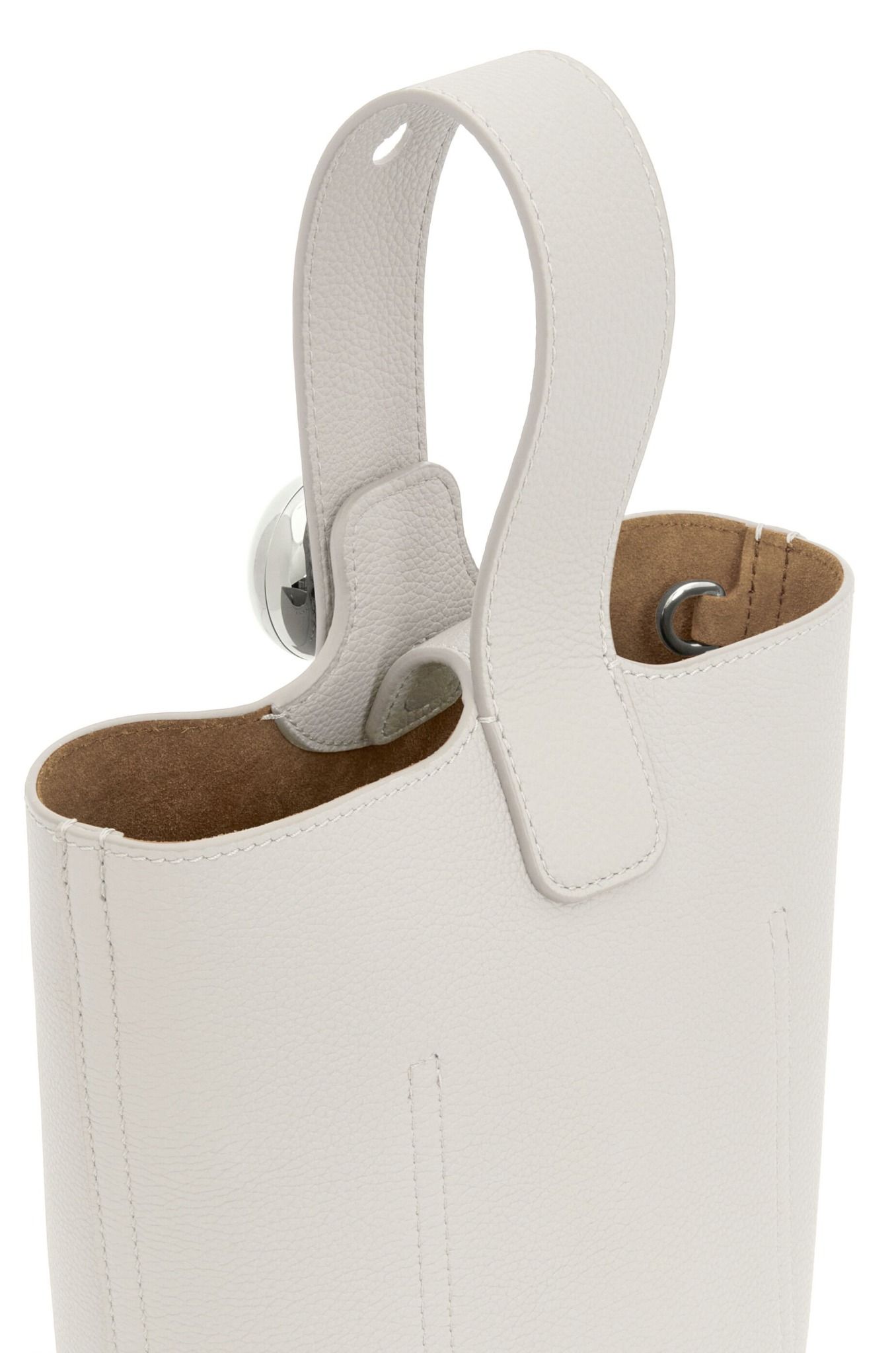  Túi Nữ Loewe Mini Pebble Bucket Bag 'White' 