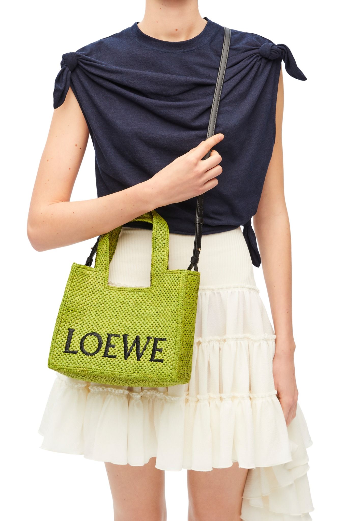  Túi Nữ Loewe Small Font Tote 'Meadow Green' 