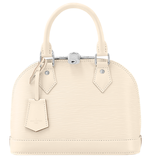  Túi Nữ Louis Vuitton Alma BB Epi 'Quartz White' 
