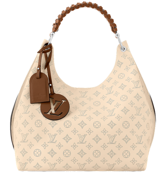  Túi Nữ Louis Vuitton Carmel Hobo Mahina 'Cream' 