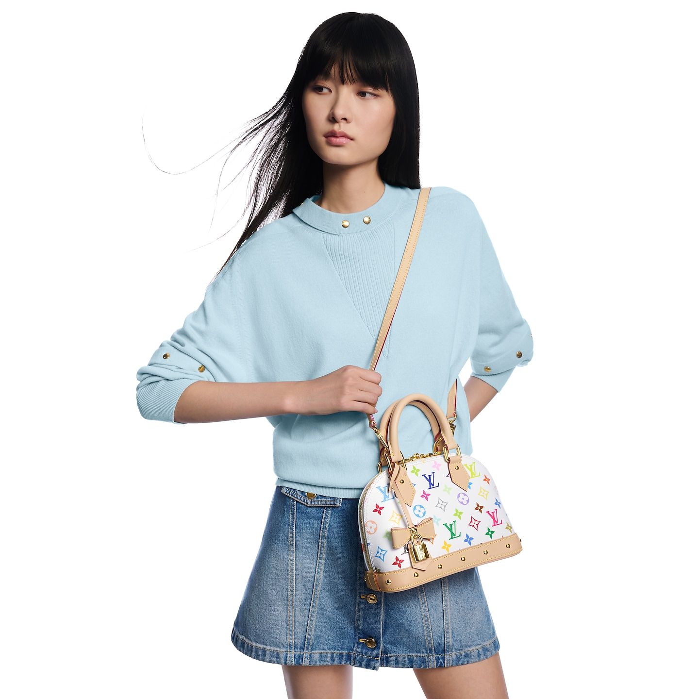  Túi Nữ Louis Vuitton LV x TM Alma BB Bag 'White' 