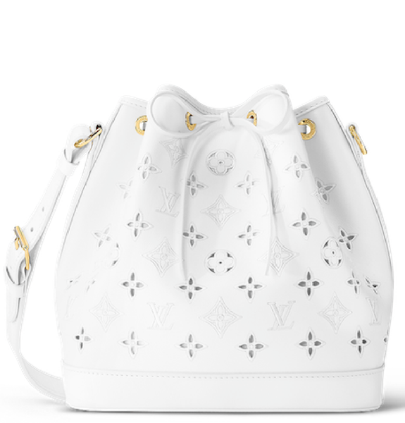  Túi Nữ Louis Vuitton Petit Noé Bucket Bag 'White' 