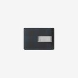  Ví Burberry Check Money Clip Card Case 'Navy' 