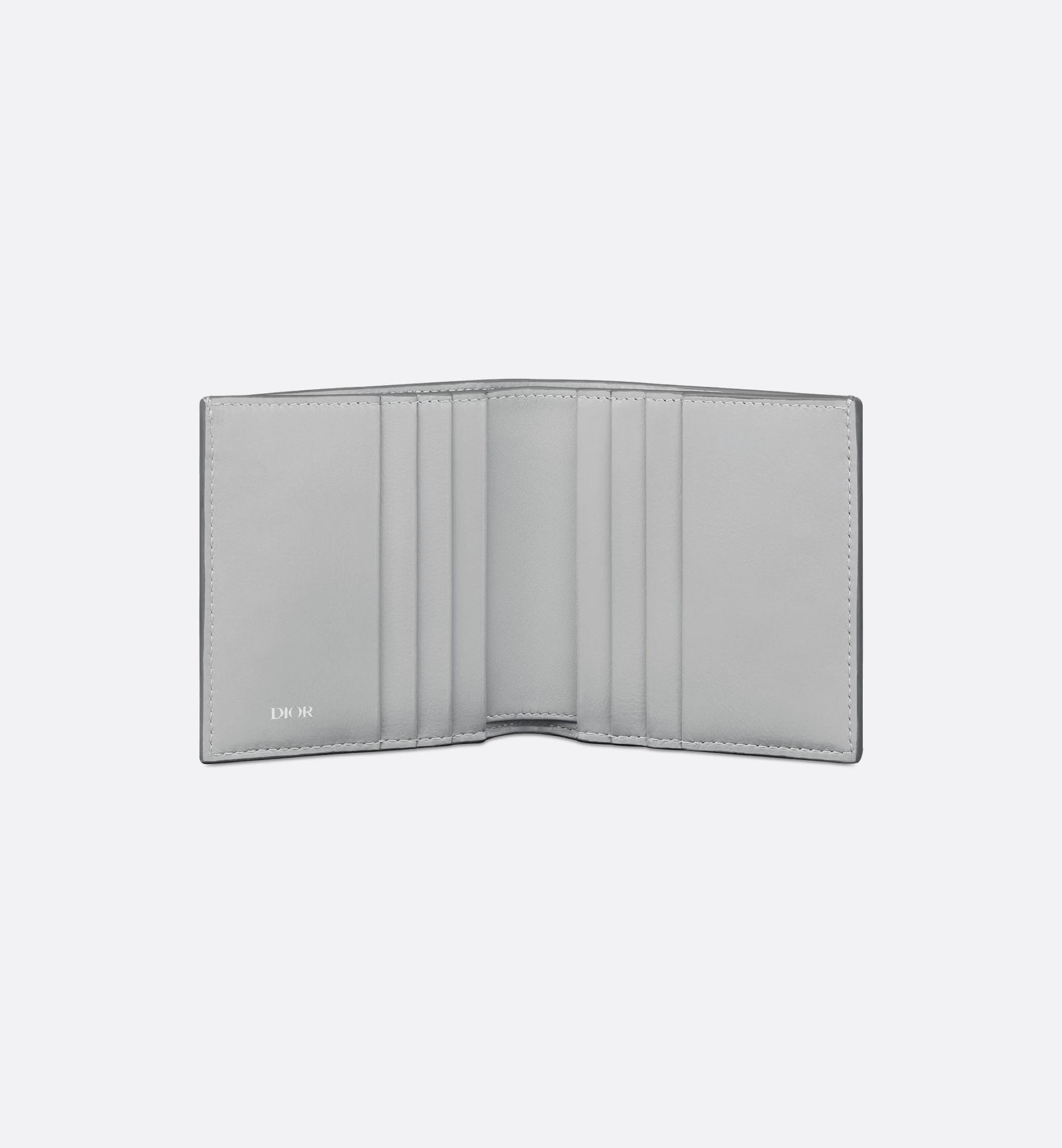  Ví Dior Vertical Bifold Wallet 'Gray' 
