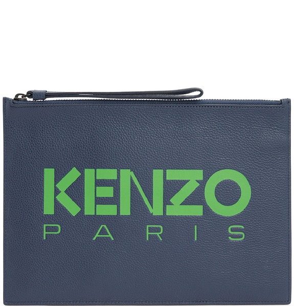  Ví Nam Kenzo Logo Shared Clutch 'Navy' 