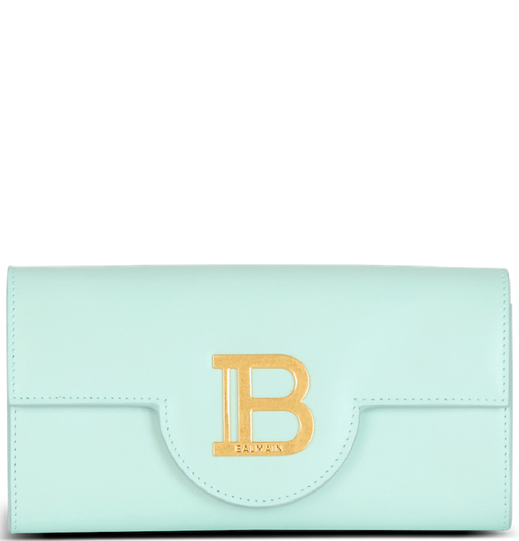  Ví Nữ Balmain Calfskin B-Buzz Wallet 'Blue' 