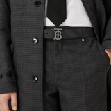  Thắt Lưng Nam Burberry Check and Smooth Leather 'Navy' 