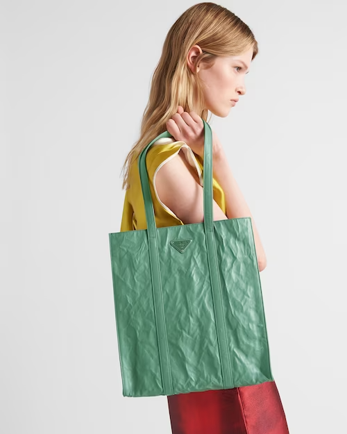 アウトレット【期間限定】PRADA ANTIQUE TOTE BAG 1BG459 UVL Túi Nữ Prada Small Antique Tote 'Sage Green' 1BG459-UVL