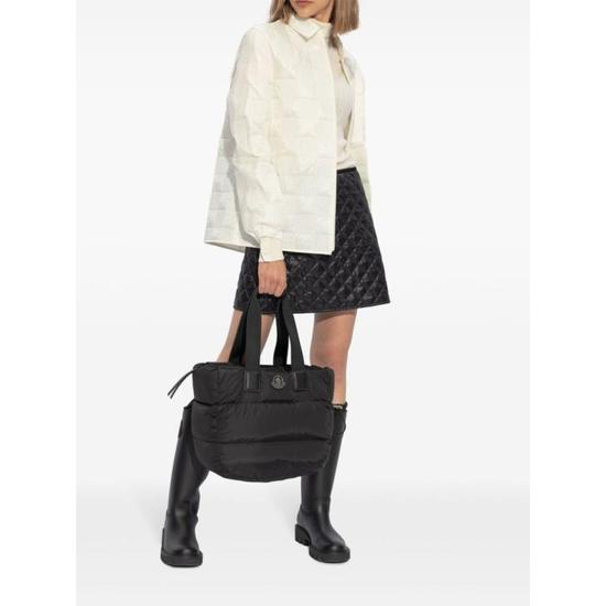  Giày Nữ Moncler Kickstream High Rain 'Black' 