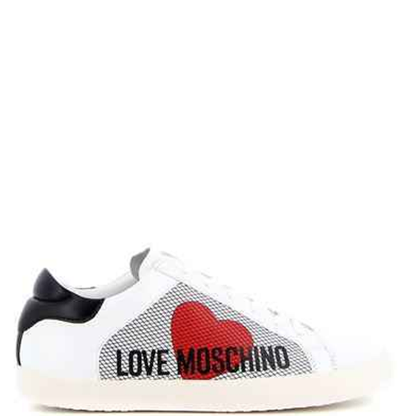  Giày Moschino Nữ Free Love Nappa 'White' 