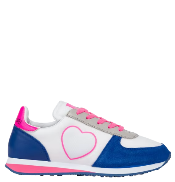  Giày Moschino Nữ Walk Love Running  'White' 
