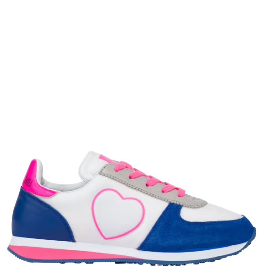  Giày Moschino Nữ Walk Love Running  'White' 