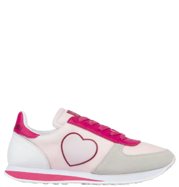  Giày Moschino Nữ Walk Love Running 'Pink' 