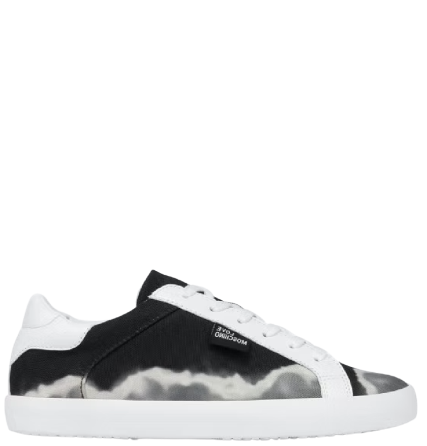  Giày Moschino Nữ Tie Dye Canvas 'Black' 