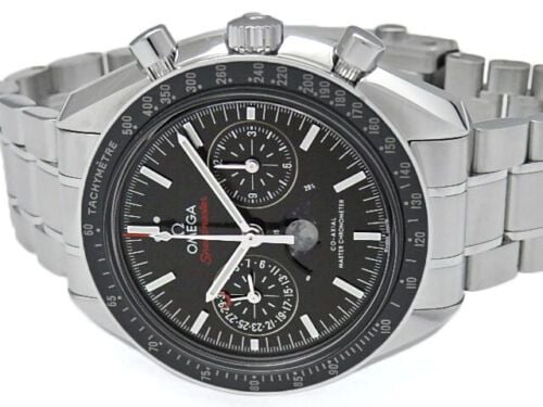  Đồng Hồ Nam Omega Speedmaster Moon Phase Chronograph 'Silver' 