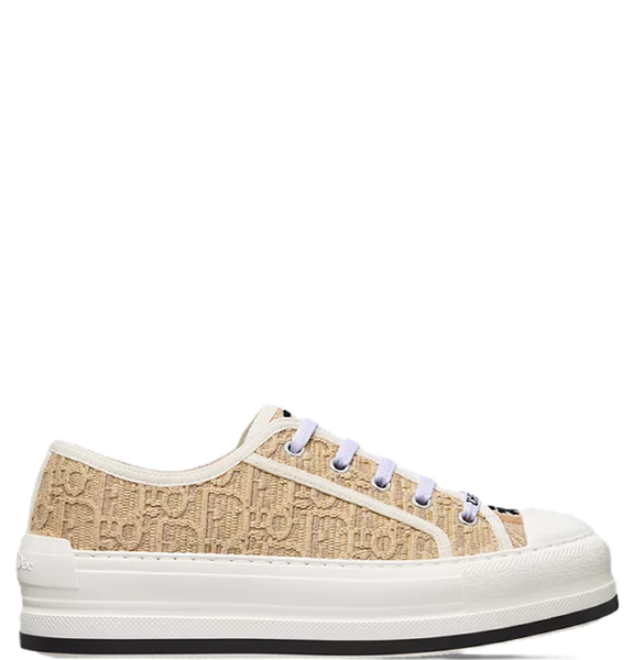  Giày Nữ Dior Walk'n'Dior Platform Natural 'Beige' 