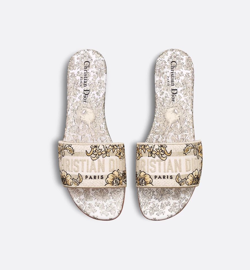  Dép Nữ Dior Dway Slide 'Beige' 