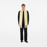  Khăn Burberry Reversible Logo Alpaca Wool Blend Scarf 'Sandstone' 