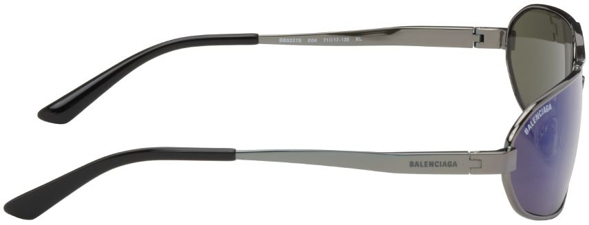 Kính Balenciaga Oval 'Gunmetal'