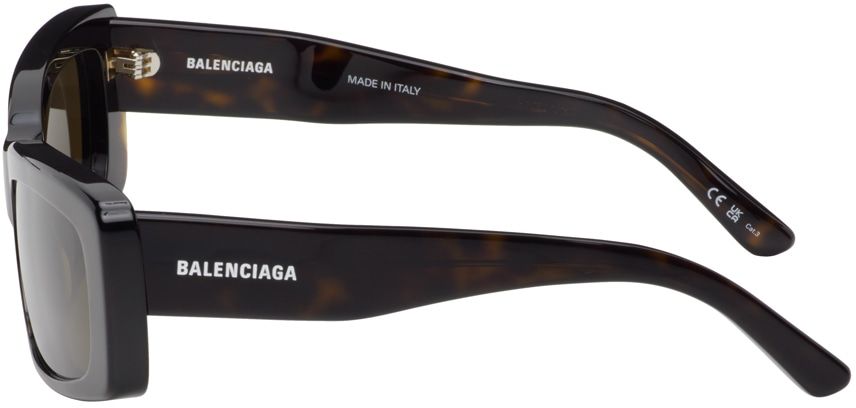 Kính Balenciaga Rectangular 'Tortoiseshell'