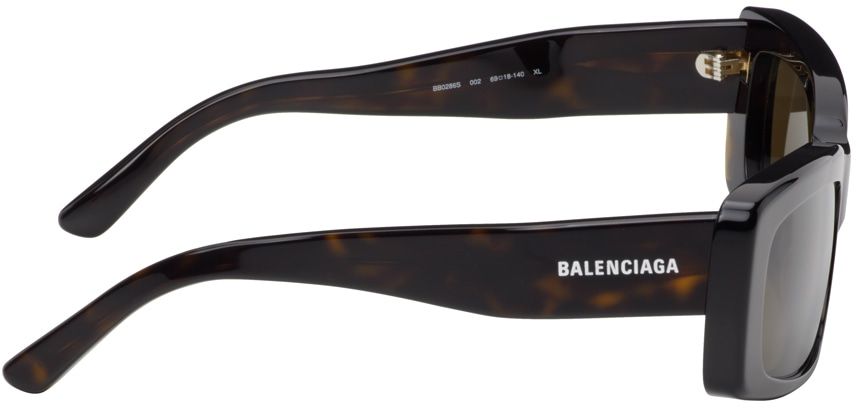 Kính Balenciaga Rectangular 'Tortoiseshell'