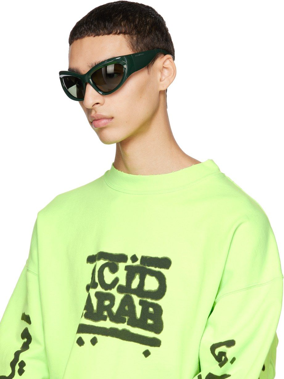 BALENCIAGA Wrap D-Frame サングラス Wrap D-frame Sunglasses in Black | Balenciaga US
